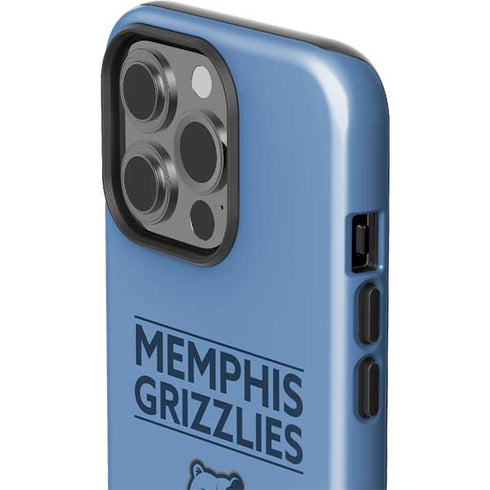 NBA Memphis Grizzlies Standard - Light Blue iPhone 15 Pro Impact Case